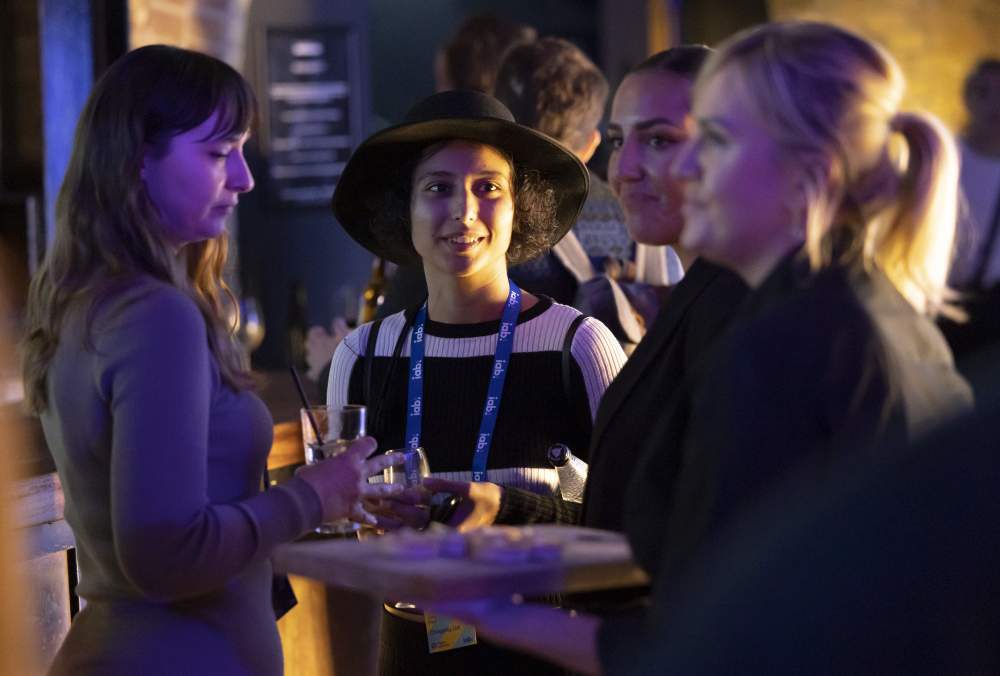 people chatting and conversing 