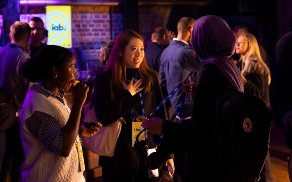 three members chatting